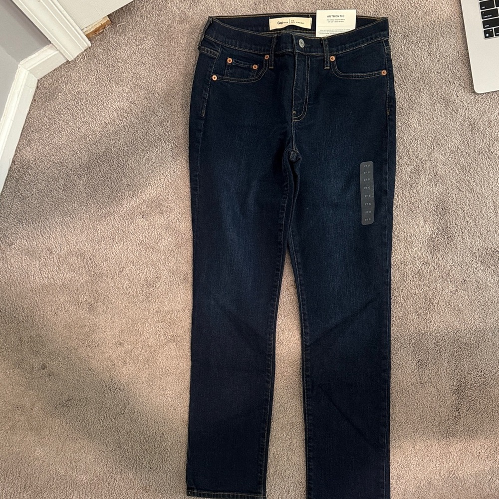 GAP Women's Deep Straight Leg Jeans